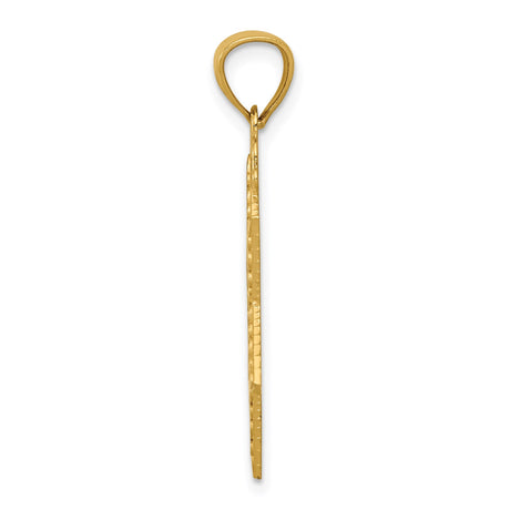 14k Yellow Gold Star of David Pendant with Intricate Filigree Design