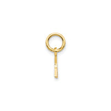 14k Yellow Gold Heart Pendant, I Love My Grandma Charm, Sentimental Jewelry for Women