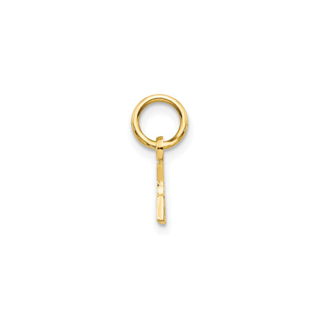 14k Yellow Gold Heart Pendant, I Love My Grandma Charm, Sentimental Jewelry for Women