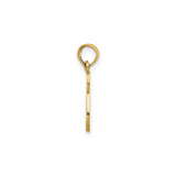 14k Yellow Gold Chai Pendant with Hebrew Symbol of Life, Jewish Faith Jewelry