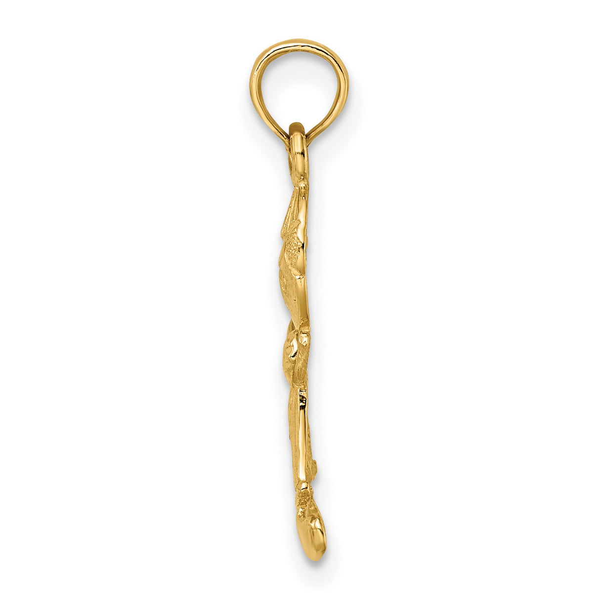 14k Yellow Gold Boy Charm Pendant with Overalls and Cap, Sentimental Keepsake