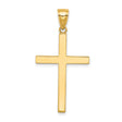 Latin Cross Charm Pendant in Real 14k Yellow Gold