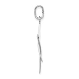 14k White Gold Star of David Pendant with Interlocking Triangle Design, Unisex Jewish Charm