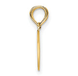 14k Yellow Gold Mizpah Heart Pendant with Break Apart Design, Christian Memorial Charm