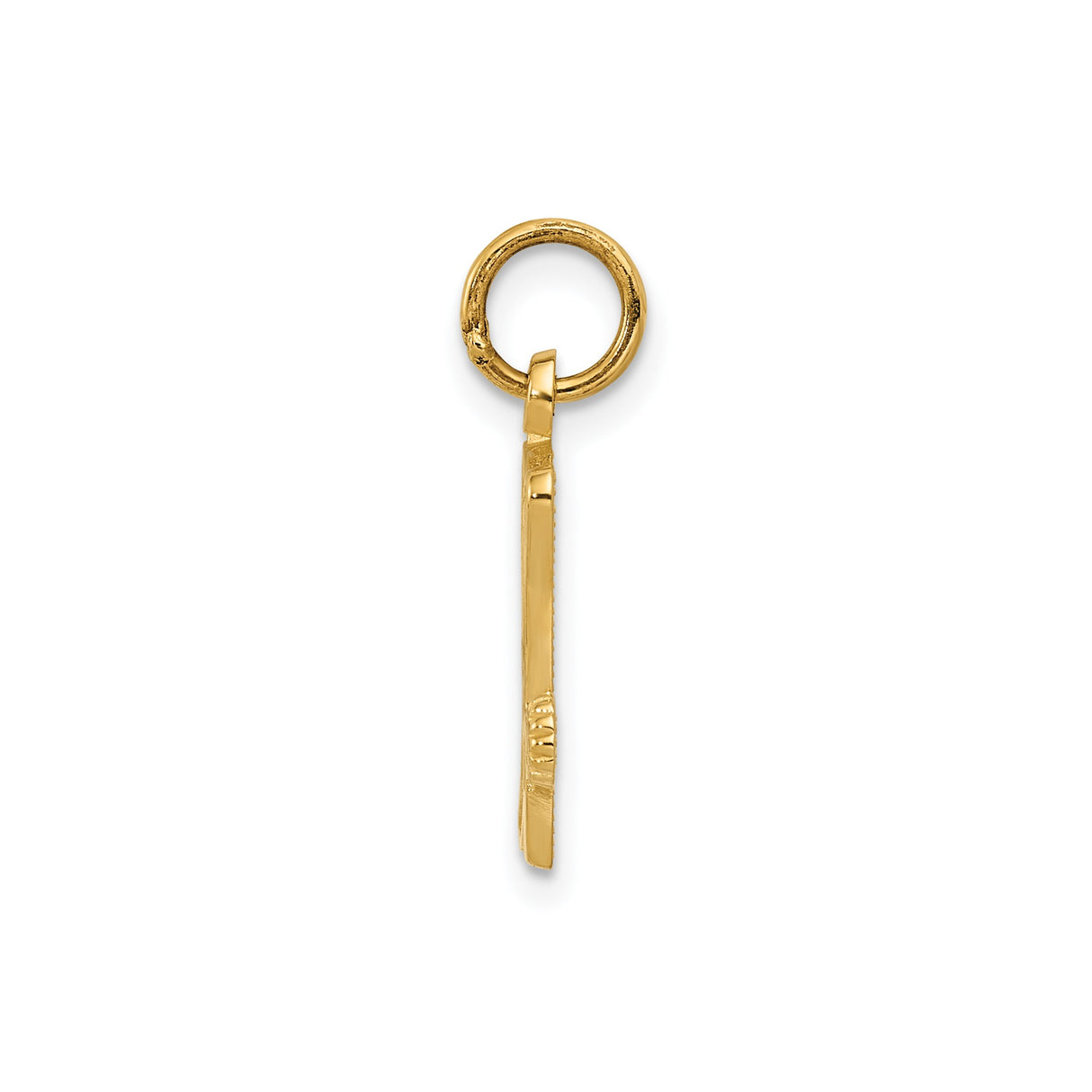 14k Yellow Gold Cowboy Boot Pendant with Spur Detail, Western Rodeo Style Charm