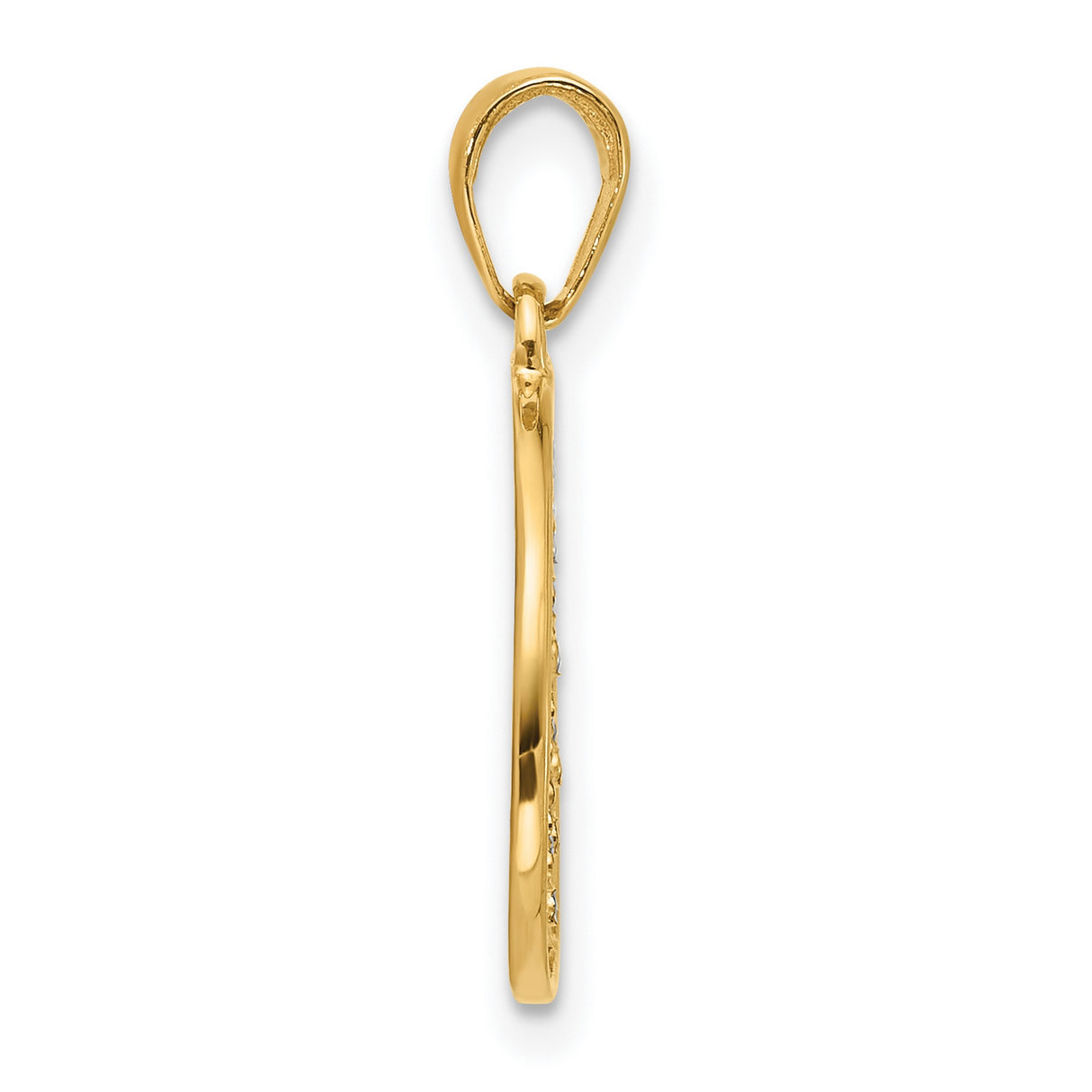 14k Two-Tone Gold Pendant, Flower of Life Design with Diamond Cut Accents, Geometric Spiritual Jewelry