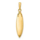 14k Multi-Tone Gold Marquise Pendant with Faceted Rhodium Bead Detail, Minimalist Layering Design