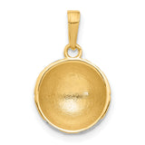 14k Multi-Tone Gold Soccer Ball Pendant, Two-Tone Sports Charm for Men or Unisex