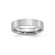 Satin, Flat wedding band ring