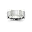 Satin, Flat wedding band ring