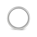 Satin, Flat wedding band ring alternate angle