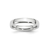 Domed wedding band ring