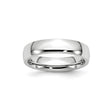 Domed wedding band ring