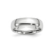 Domed wedding band ring