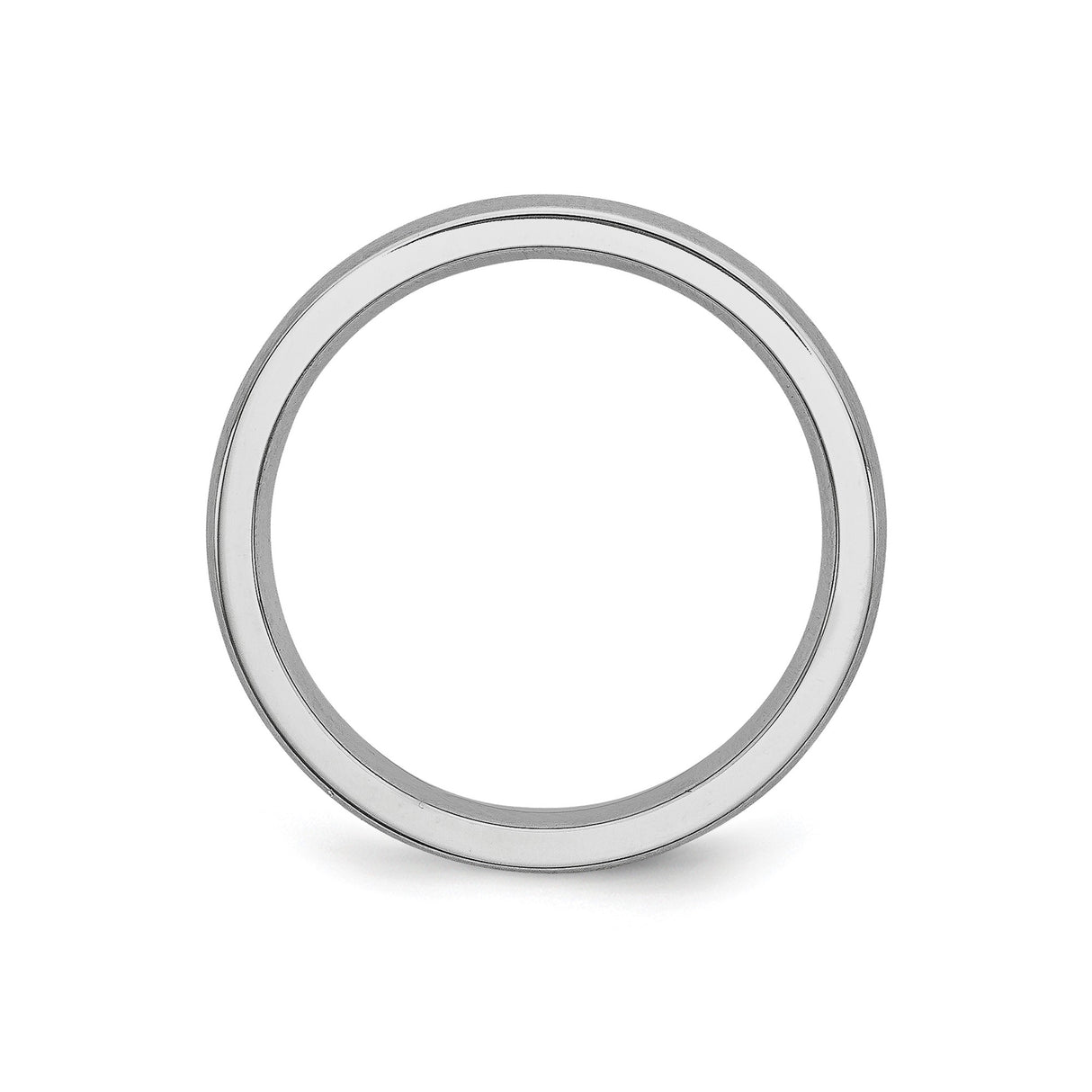 Satin, Domed wedding band ring alternate angle