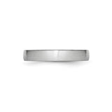 Satin, Domed wedding band ring detail view