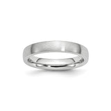 Satin, Domed wedding band ring