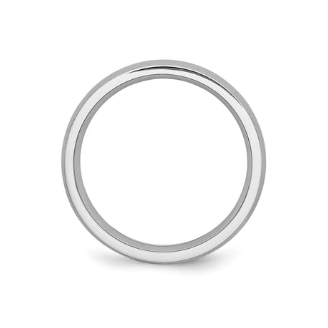 Satin, Domed wedding band ring alternate angle