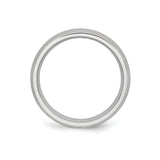 Satin, Domed wedding band ring alternate angle