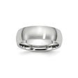 Satin, Domed wedding band ring