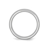 Satin, Domed wedding band ring alternate angle