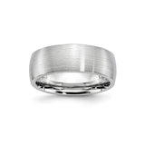 Satin, Domed wedding band ring