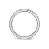 Satin wedding band ring alternate angle