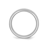 Satin wedding band ring alternate angle