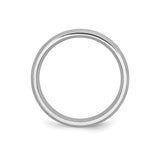 Satin wedding band ring alternate angle