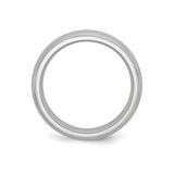 Satin wedding band ring alternate angle