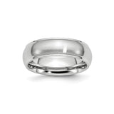 Satin wedding band ring