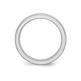 Satin wedding band ring alternate angle