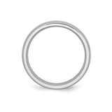Satin wedding band ring alternate angle