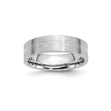Satin, Flat wedding band ring