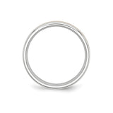 14k Satin wedding band ring alternate angle