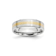 14k Satin wedding band ring