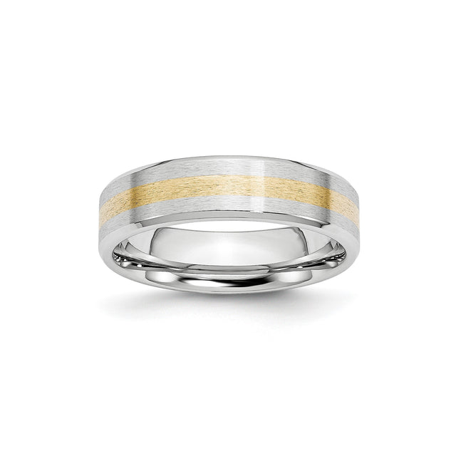 14k Satin wedding band ring