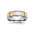 14k Satin wedding band ring