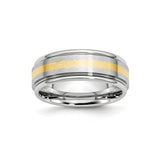 14k Satin wedding band ring