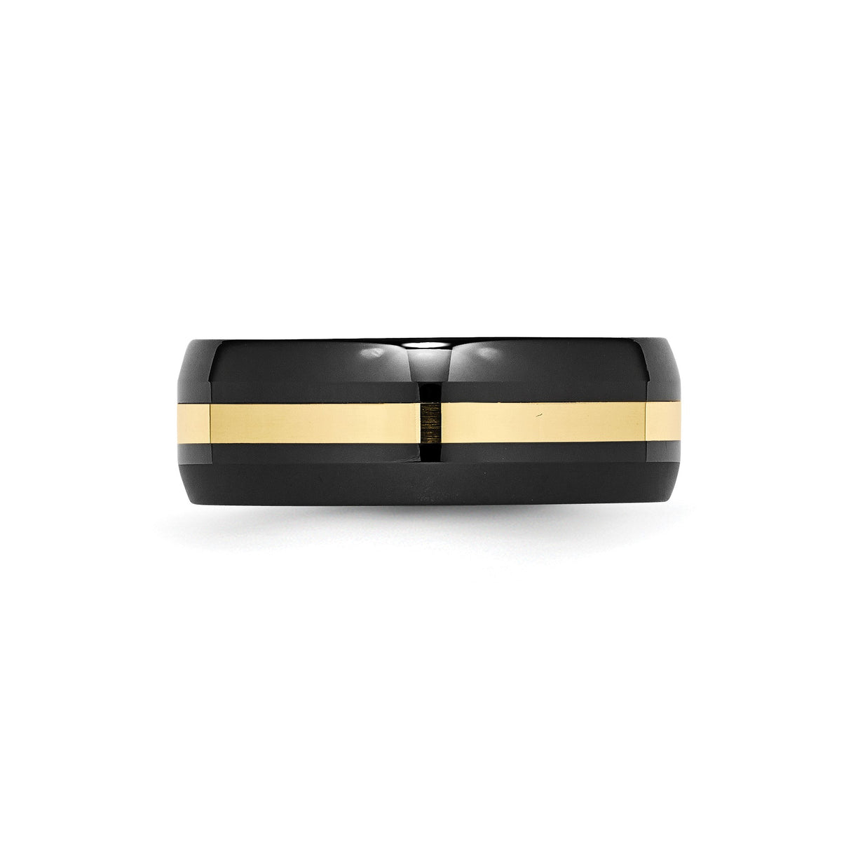 14k wedding band ring detail view