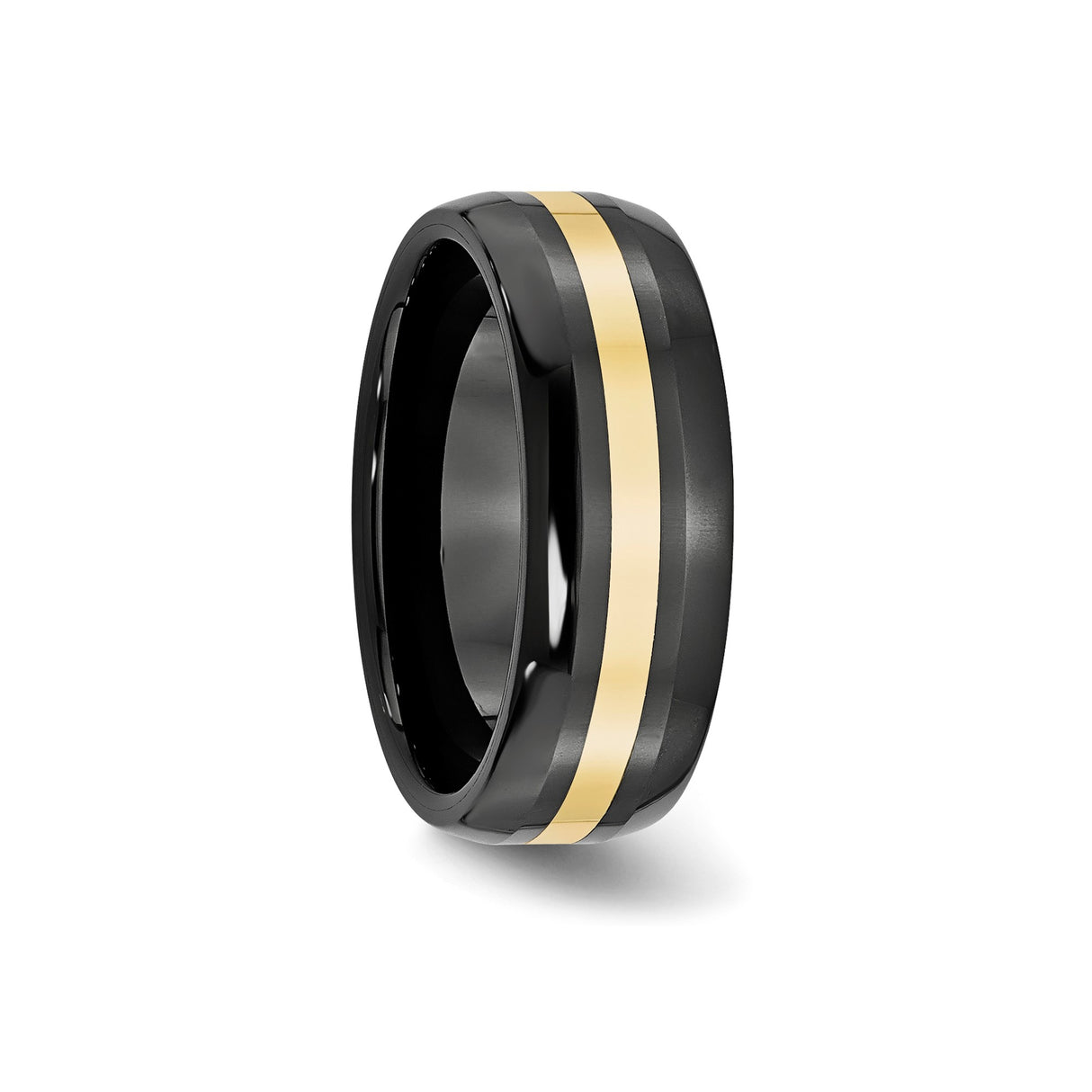14k wedding band ring detail view