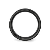 Brushed, Flat wedding band ring alternate angle