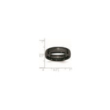 wedding band ring shown for scale