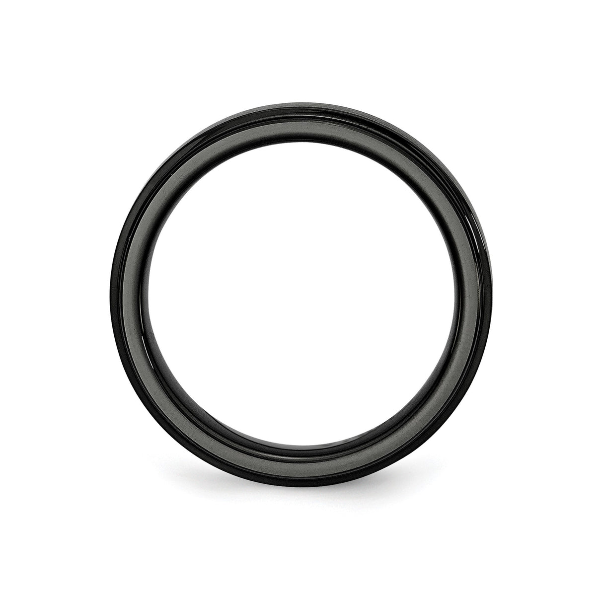 Brushed wedding band ring alternate angle