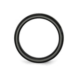 Brushed wedding band ring alternate angle
