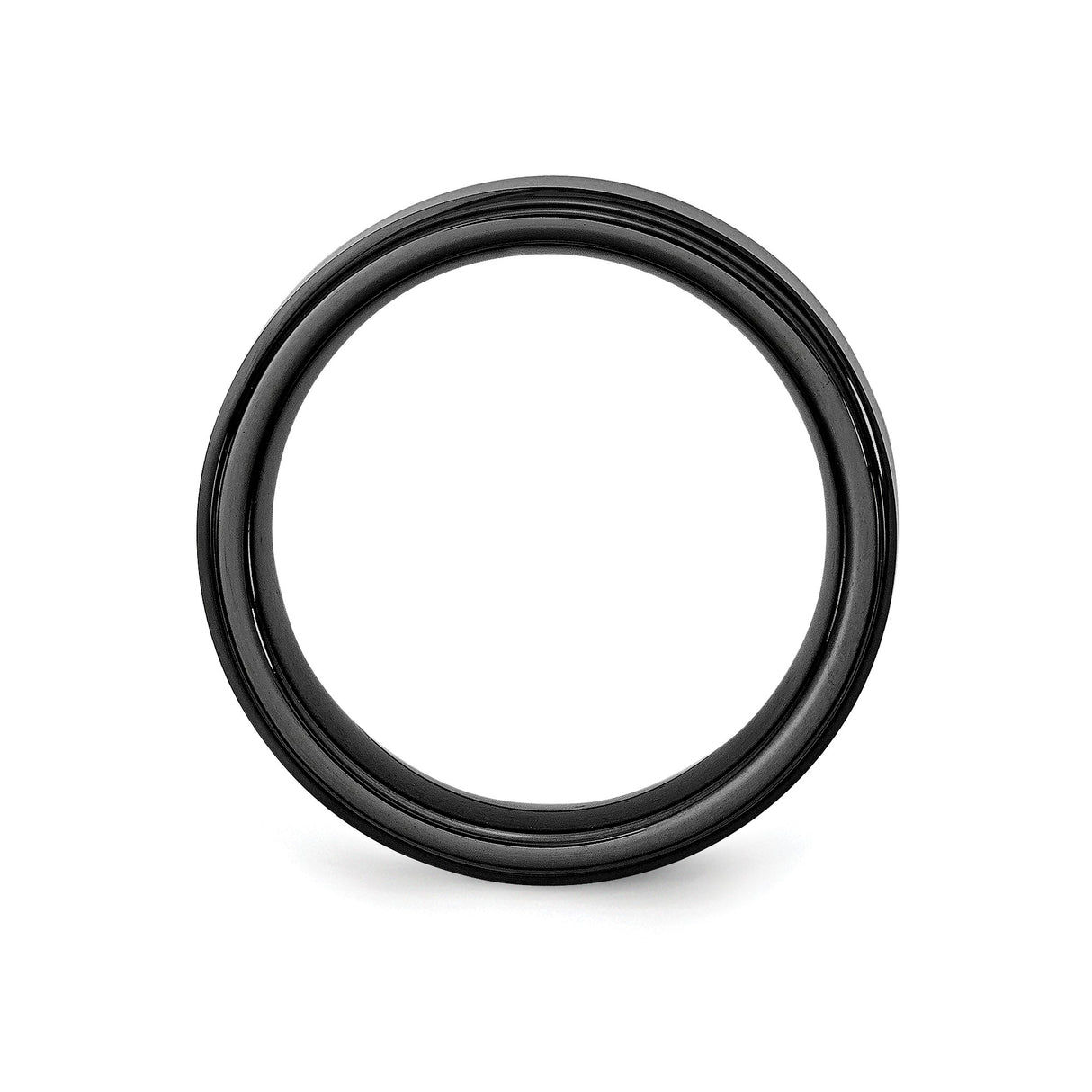 Brushed wedding band ring alternate angle