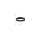 wedding band ring shown for scale