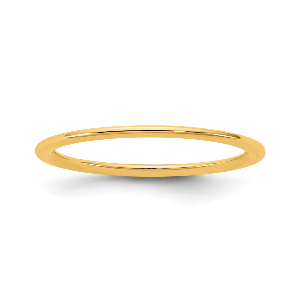 14k Yellow Gold Comfort Fit wedding band ring
