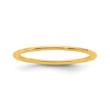 14k Yellow Gold Comfort Fit wedding band ring