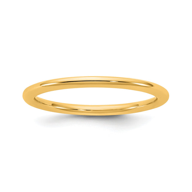 10k Yellow Gold Comfort Fit wedding band ring
